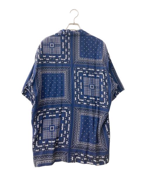 N.HOOLYWOOD（エヌ ハリウッド）N.HOOLYWOOD (エヌ ハリウッド) オープンカラーシャツ ネイビー サイズ:40の古着・服飾アイテム