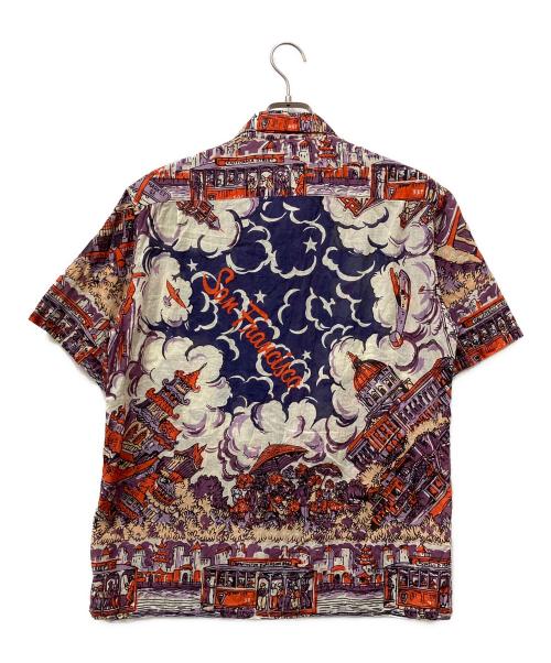 BINDU（ビンドゥ）BINDU (ビンドゥ) オープンカラーシャツ ネイビー サイズ:不明の古着・服飾アイテム