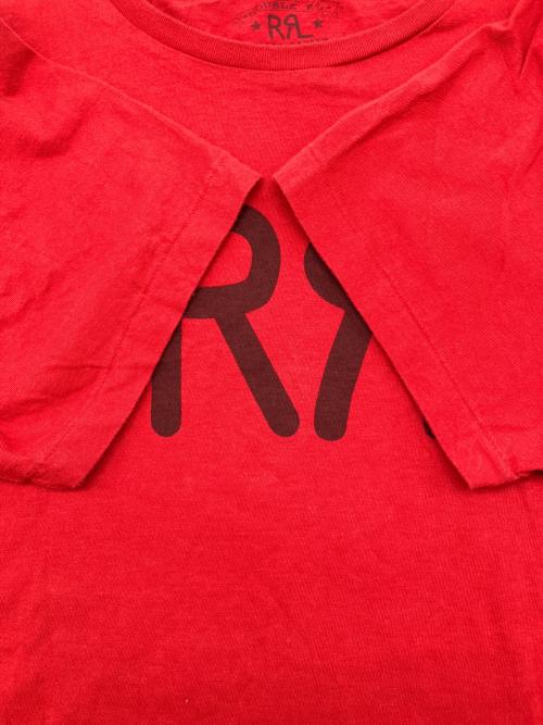RRL（ダブルアールエル）RRL (ダブルアールエル) 半袖Tシャツ レッド サイズ:Ｍの古着・服飾アイテム