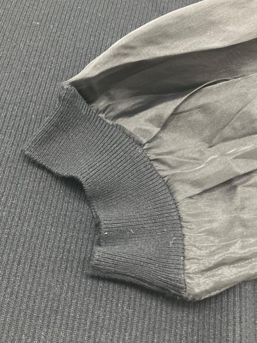 Loulou Willoughby（ルルウィルビー）Loulou Willoughby (ルルウィルビー) 袖バルーンチュールリブカットソ- ブラック サイズ:2 未使用品の古着・服飾アイテム