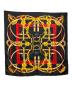 HERMES (エルメス) カレ90 grand manege シルクスカーフ ブラック×ゴールド サイズ:90×90：15000円