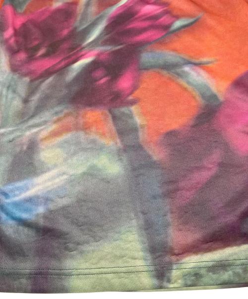 Ameri（アメリ）Ameri (アメリ) SHEER FLOWERBASE PRINT TOP ブラウン×パープル サイズ:FREEの古着・服飾アイテム