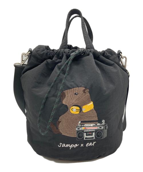 sampo×ear（サンポ×イア）sampo×ear (サンポ×イア) 2WAYバッグ ブラックの古着・服飾アイテム