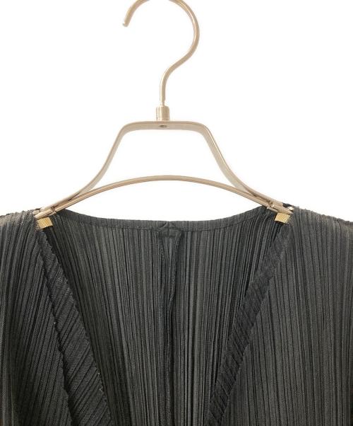 PLEATS PLEASE（プリーツプリーズ）PLEATS PLEASE (プリーツプリーズ) カーディガン ブラック サイズ:3の古着・服飾アイテム