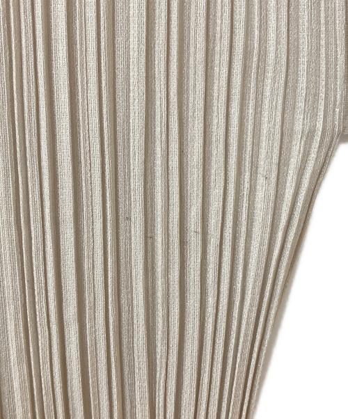 PLEATS PLEASE（プリーツプリーズ）PLEATS PLEASE (プリーツプリーズ) 半袖シャツ ベージュ サイズ:3の古着・服飾アイテム