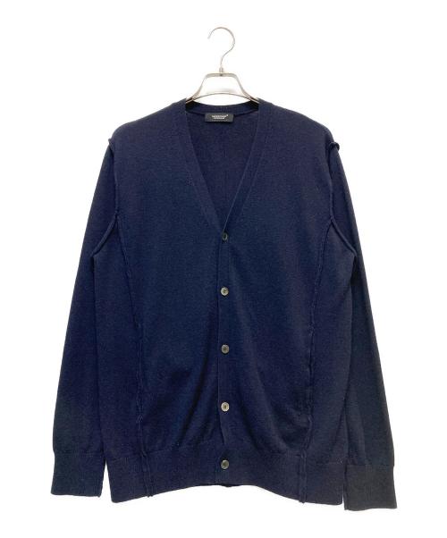 UNDERCOVER（アンダーカバー）UNDERCOVER (アンダーカバー) 薄手カーディガン ネイビー サイズ:3の古着・服飾アイテム