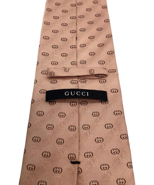 GUCCI（グッチ）GUCCI (グッチ) ネクタイ ピンク サイズ:　の古着・服飾アイテム