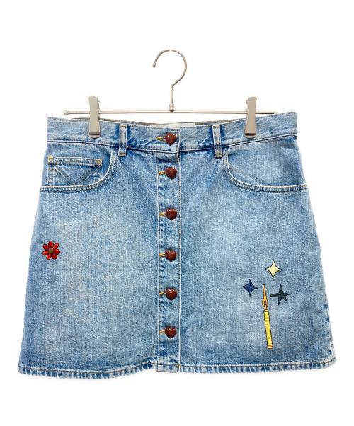 COACH（コーチ）COACH (コーチ) OBSERVED BY US スカート スカイブルー サイズ:30の古着・服飾アイテム