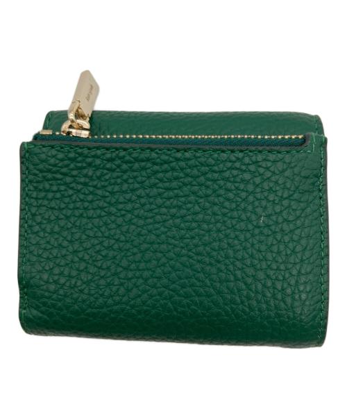 Kate Spade（ケイトスペード）Kate Spade (ケイトスペード) コンパクトウォレット/3つ折り財布 グリーンの古着・服飾アイテム