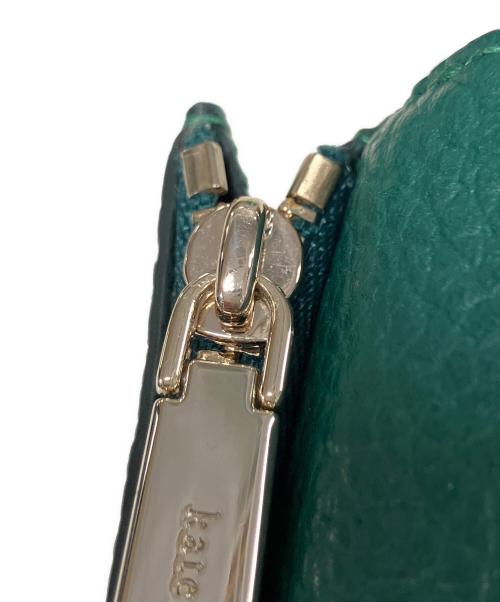 Kate Spade（ケイトスペード）Kate Spade (ケイトスペード) コンパクトウォレット/3つ折り財布 グリーンの古着・服飾アイテム