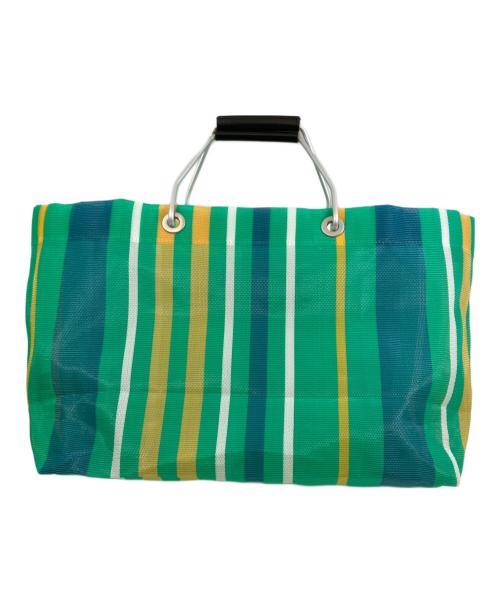 MARNI（マルニ）MARNI (マルニ) ナイロントートバッグ/ハンドバッグ ライトグリーン×イエローの古着・服飾アイテム