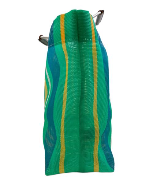 MARNI（マルニ）MARNI (マルニ) ナイロントートバッグ/ハンドバッグ ライトグリーン×イエローの古着・服飾アイテム