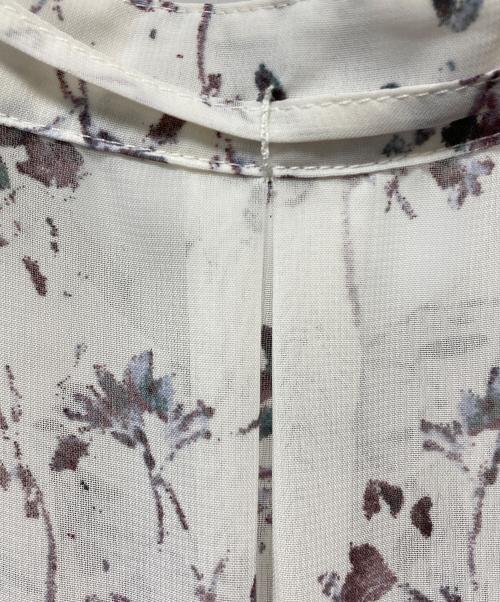 Snidel（スナイデル）Snidel (スナイデル) ノースリーブワンピース ホワイト×パープル サイズ:Freeの古着・服飾アイテム