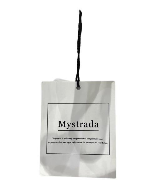 Mystrada（マイストラーダ）Mystrada (マイストラーダ) モクレンオパールフレアスカート ホワイト×イエロー サイズ:34 未使用品の古着・服飾アイテム