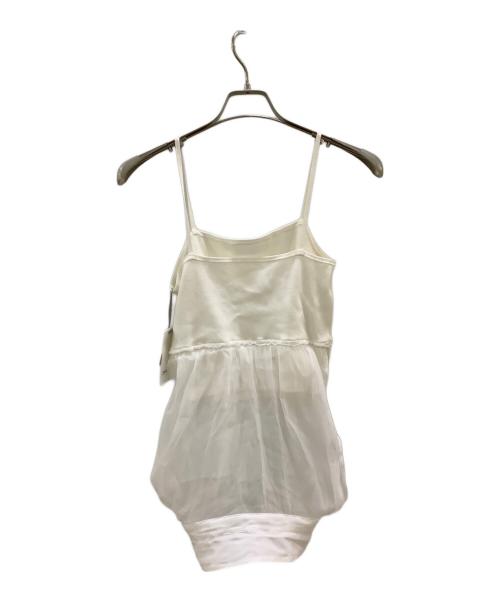 Snidel（スナイデル）Snidel (スナイデル) ドッキングニットトップス ホワイト サイズ:Freeの古着・服飾アイテム