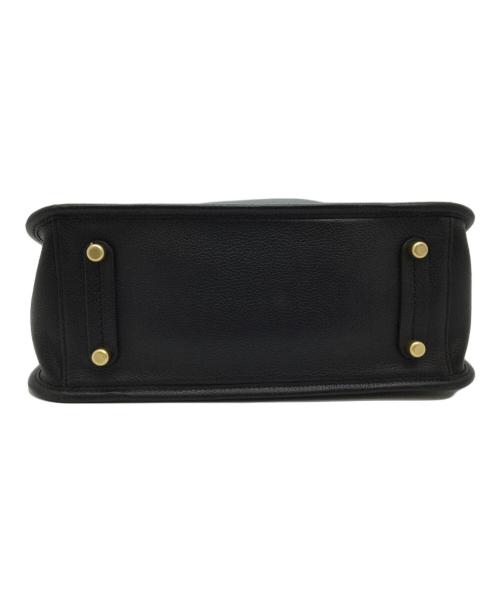 COACH（コーチ）COACH (コーチ) レザーートバッグ ブラックの古着・服飾アイテム