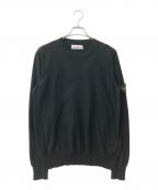 STONE ISLANDストーンアイランド）の古着「薄手ニット」｜ブラック