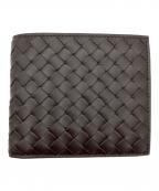 BOTTEGA VENETAボッテガベネタ）の古着「2つ折り財布」｜ダークブラウン