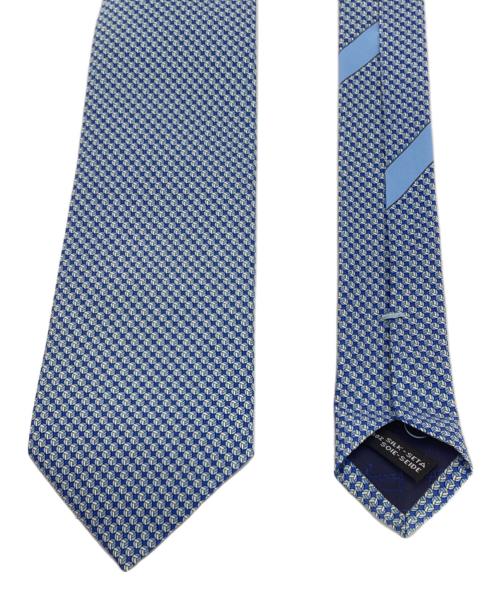 Salvatore Ferragamo（サルヴァトーレ フェラガモ）Salvatore Ferragamo (サルヴァトーレ フェラガモ) ネクタイ スカイブルー サイズ:　の古着・服飾アイテム