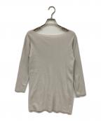 BEARDSLEYビアズリー）の古着「薄手ニット」｜ライトグレー