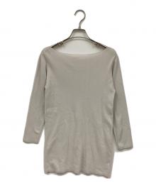 BEARDSLEY（ビアズリー）の古着「薄手ニット」｜ライトグレー