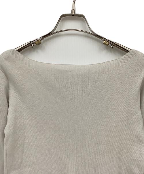 BEARDSLEY（ビアズリー）BEARDSLEY (ビアズリー) 薄手ニット ライトグレー サイズ:FREEの古着・服飾アイテム