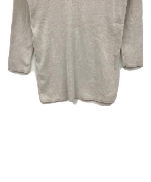 BEARDSLEY（ビアズリー）BEARDSLEY (ビアズリー) 薄手ニット ライトグレー サイズ:FREEの古着・服飾アイテム