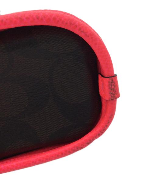 COACH（コーチ）COACH (コーチ) 2WAYバッグ ブラウン×レッドの古着・服飾アイテム