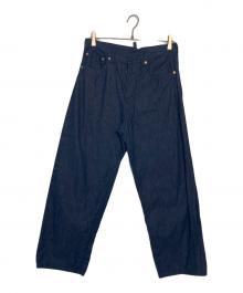 NATURAL LAUNDRY（ナチュラルランドリー）の古着「NATURAL LAUNDRY ６ozセルビッチデニム」｜ネイビー