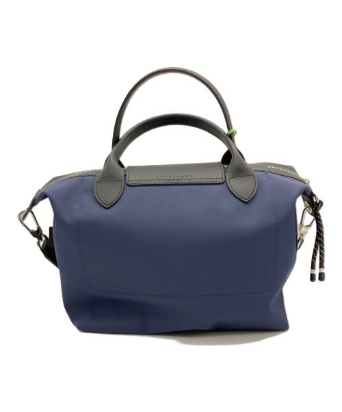 LONGCHAMP（ロンシャン）LONGCHAMP (ロンシャン) EOONYL 2WAYバッグ/ショルダーバッグ/ハンドバッグ ネイビーの古着・服飾アイテム