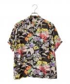 Sun Surfサンサーフ）の古着「半袖シャツ」｜ブラウン