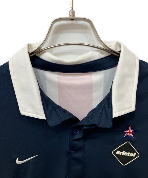 NIKE（ナイキ）NIKE (ナイキ) F.C.R.B. (エフシーレアルブリストル) ゲームシャツ レッド×ネイビー サイズ:Sの古着・服飾アイテム