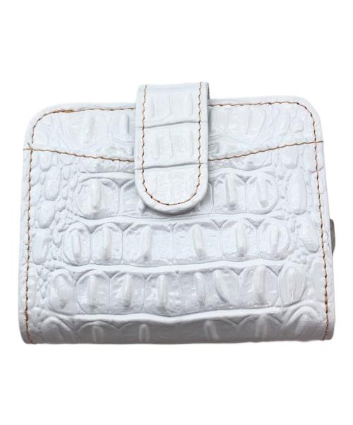 michelangelo（ミケランジェロ）MICHELANGELO (ミケランジェロ) 2つ折り財布 ホワイトの古着・服飾アイテム