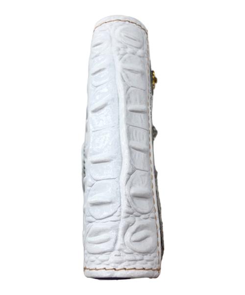 michelangelo（ミケランジェロ）MICHELANGELO (ミケランジェロ) 2つ折り財布 ホワイトの古着・服飾アイテム