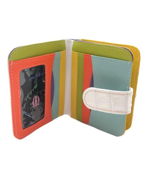 michelangelo（ミケランジェロ）MICHELANGELO (ミケランジェロ) 2つ折り財布 ホワイトの古着・服飾アイテム