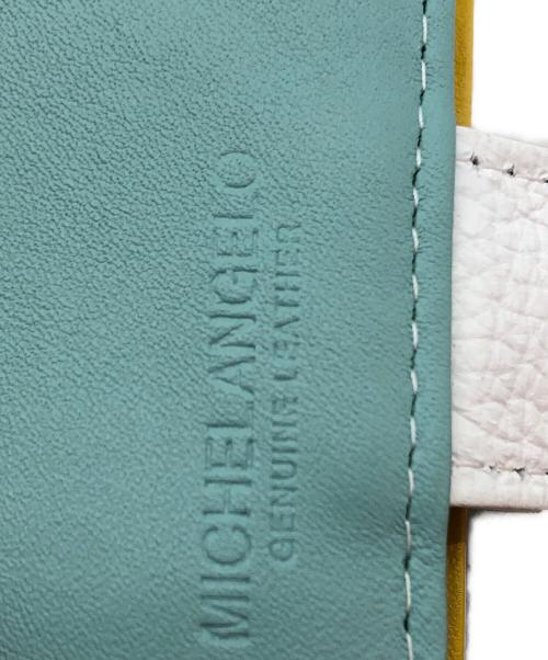 michelangelo（ミケランジェロ）MICHELANGELO (ミケランジェロ) 2つ折り財布 ホワイトの古着・服飾アイテム