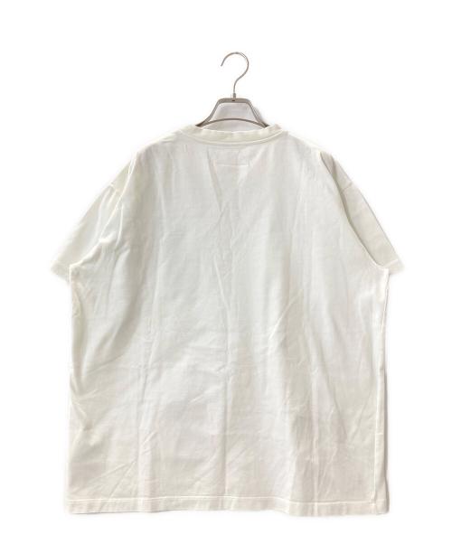 MM6 Maison Margiela（エムエムシックスメゾンマルジェラ）MM6 Maison Margiela (エムエムシックスメゾンマルジェラ) ワッペンクルーネックTシャツ ホワイト サイズ:Sの古着・服飾アイテム