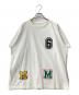 MM6 Maison Margiela（エムエムシックスメゾンマルジェラ）の古着「ワッペンクルーネックTシャツ」｜ホワイト