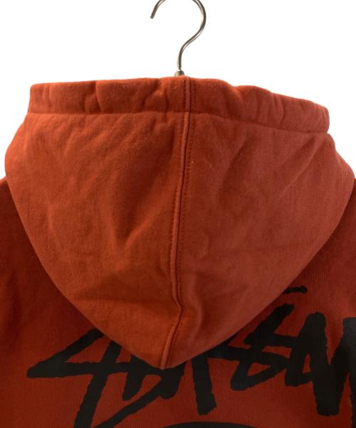 stussy（ステューシー）stussy (ステューシー) 8 Ball Pull Over Hoody Parker / 8ボールプルオーバーパーカー オレンジ サイズ:Mの古着・服飾アイテム