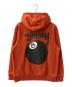 stussy (ステューシー) 8 Ball Pull Over Hoody Parker / 8ボールプルオーバーパーカー オレンジ サイズ:M：10000円
