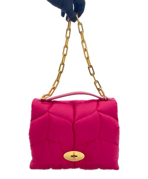 MULBERRY（マルベリー）MULBERRY (マルベリー) 2wayキルティングハンドバッグ ショッキングピンクの古着・服飾アイテム