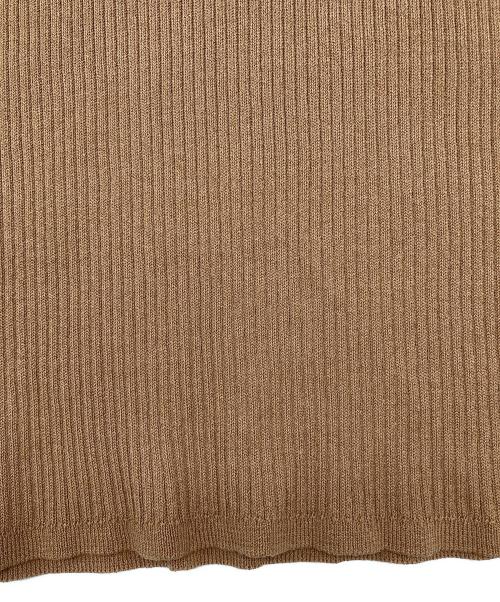 BABYLONE（バビロン）BABYLONE (バビロン) 薄手ニット ブラウン サイズ:38 未使用品の古着・服飾アイテム