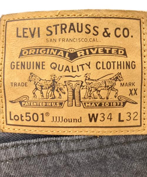 LEVI'S（リーバイス）LEVI'S (リーバイス) JJJJound (ジョウンド) デニムパンツ ブラック サイズ:W34の古着・服飾アイテム