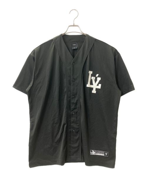 Lyft（リフト）Lyft (リフト) ベースボールシャツ ブラック サイズ:Sの古着・服飾アイテム