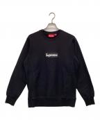 SUPREMEシュプリーム）の古着「Box Logo Crewneck Sweatshirt（ボックス ロゴ クルーネック スウェット シャツ）」｜ブラック