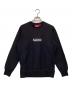 SUPREME（シュプリーム）の古着「Box Logo Crewneck Sweatshirt（ボックス ロゴ クルーネック スウェット シャツ）」｜ブラック