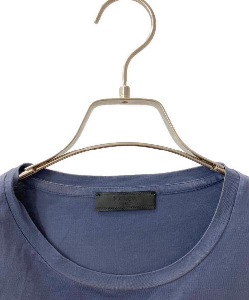 PRADA（プラダ）PRADA (プラダ) 半袖カットソー ブルー サイズ:Ｍの古着・服飾アイテム