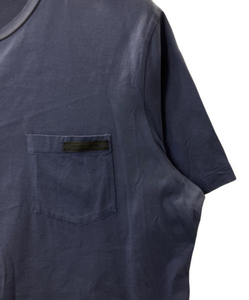PRADA（プラダ）PRADA (プラダ) 半袖カットソー ブルー サイズ:Ｍの古着・服飾アイテム