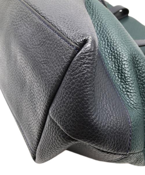 COACH（コーチ）COACH (コーチ) ハミルトン グリーン×ネイビーの古着・服飾アイテム