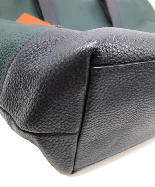 COACH（コーチ）COACH (コーチ) ハミルトン グリーン×ネイビーの古着・服飾アイテム